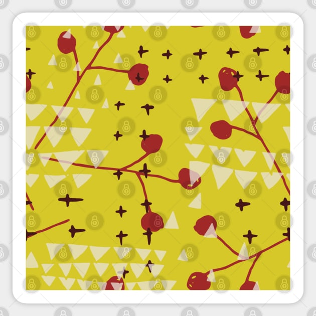 abstract berry design Sticker by artistic-much